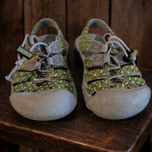 Keen Kids Olive and Gray Sandals